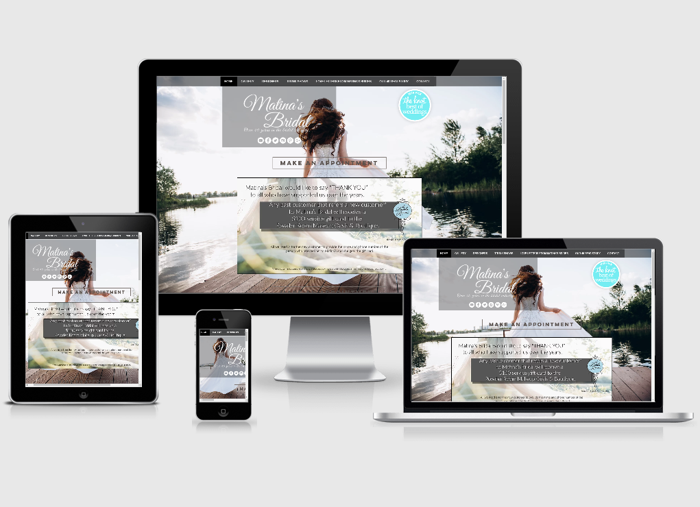 Matina's Bridal Website