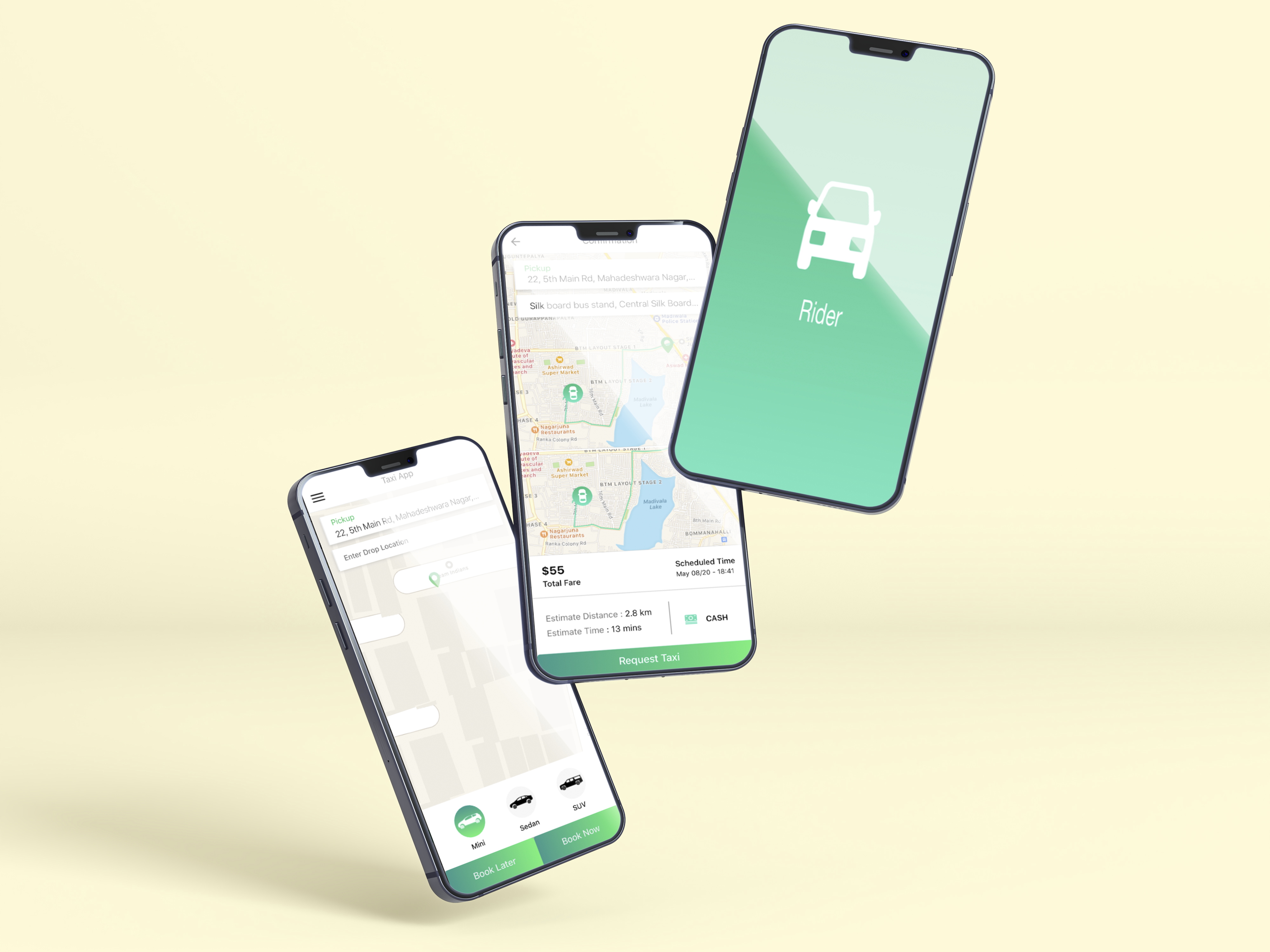 Strap Taxi App Rider